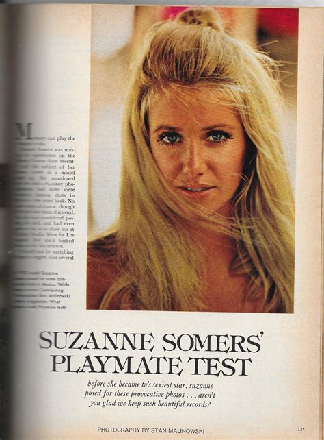 suzanne somers playboy|BEAUTIFUL PICTURES